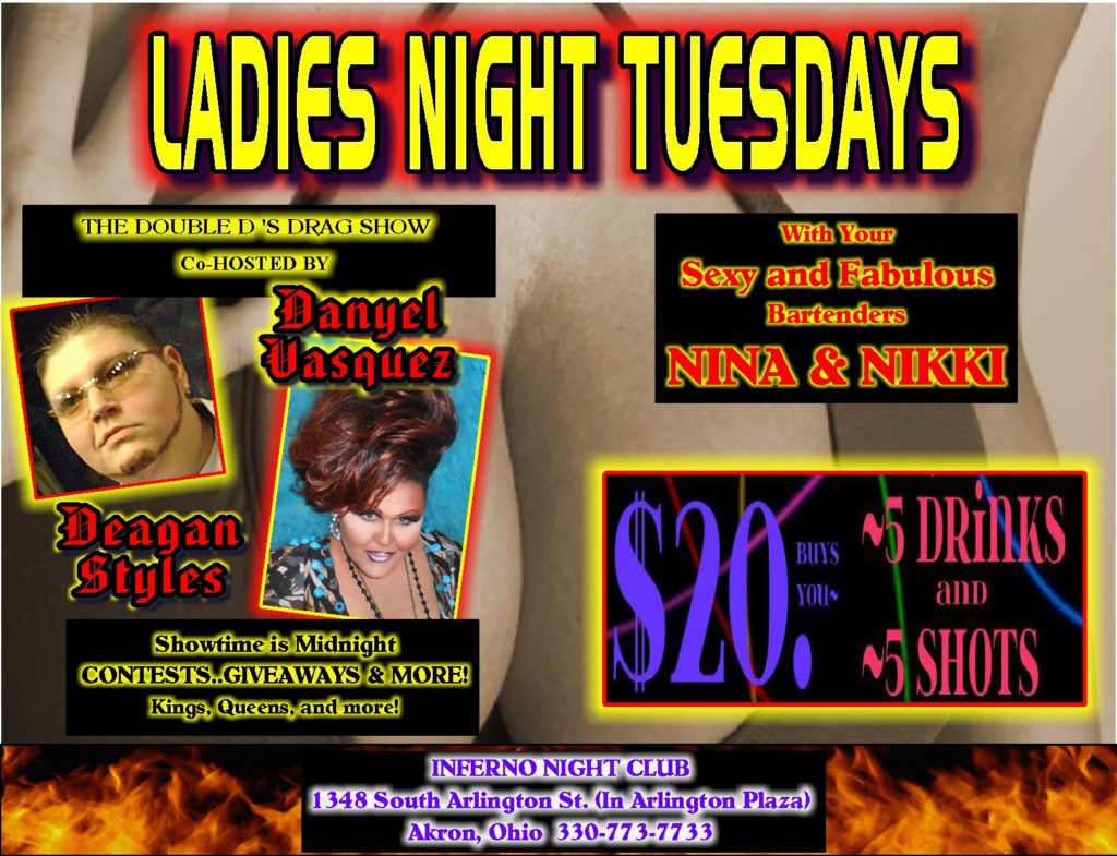 Ad | Inferno Nightclub & Bar (Akron, Ohio) | 8/9/2011