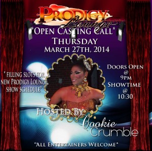 Show Ad | Prodigy Lounge (Cleveland, Ohio) | 3/27/2014