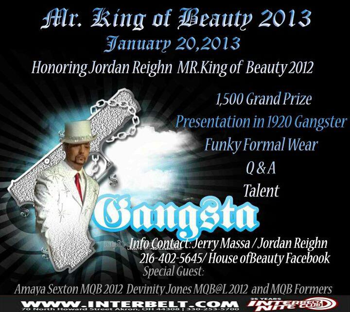 Mr. King of Beauty | Interbelt Nite Club (Akron, Ohio) | 1/20/2013