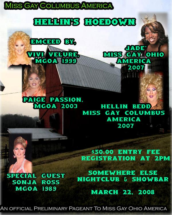 Miss Gay Columbus America | SomeWhere Else Nightclub & Showbar (Columbus, Ohio) | 3/22/2008