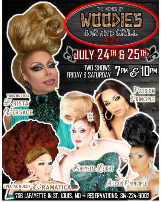Show Ad | Woodies Bar and Grill (St. Louis, Missouri) | 7/24-7/25/2015
