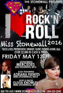 Show Ad | Miss Stonewall | Stonewall (Huntington, West Virginia) | 5/13/2016