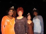 Symphony Alexander-Love, Krystal St. Clair, Ming Vaz and Jade' at the 2008 Miss Gay Heart of Ohio America pageant.