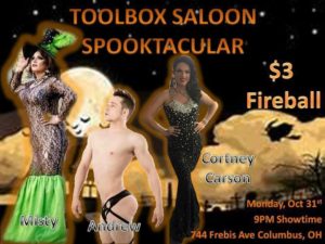 Show Ad | Toolbox Saloon (Columbus, Ohio) | 10/31/2016