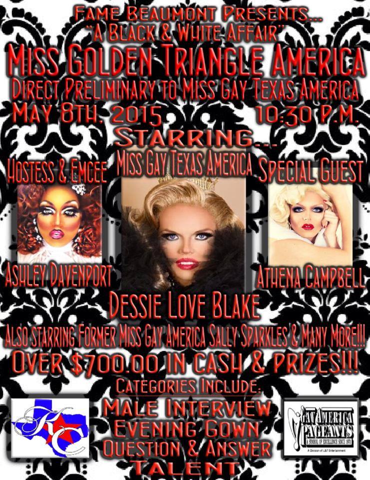 Show Ads | Miss Gay Golden Triangle America | 5/8/2015