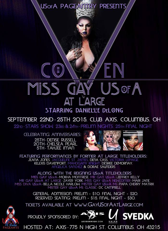 Show Ad | Miss Gay USofA at Large | Axis Night Club (Columbus, Ohio) | 9/22-9/25/2015