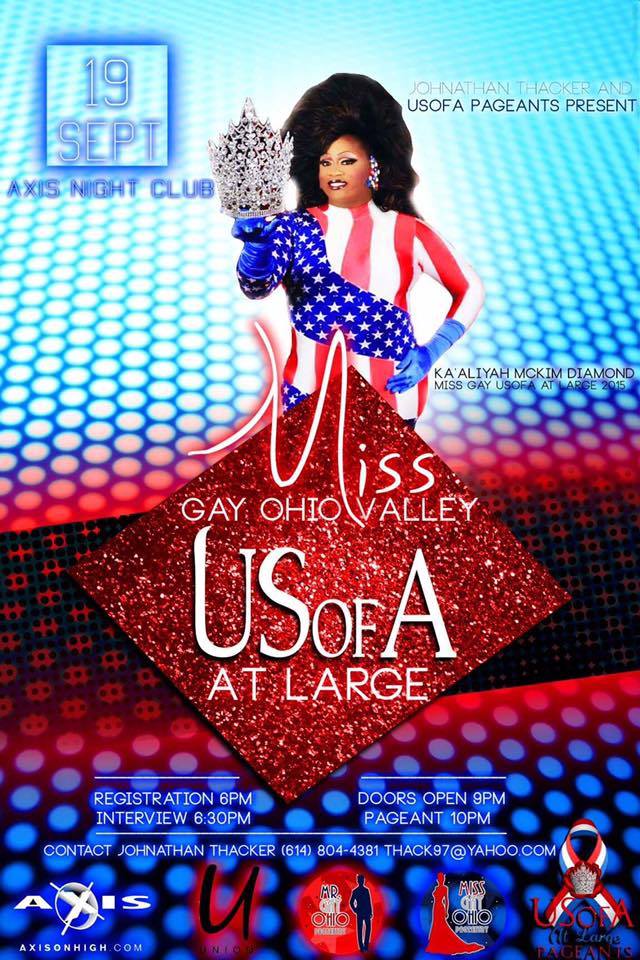 Show Ad | Miss Gay Ohio Valley USofA at Large | Axis Night Club (Columbus, Oho) | 9/19/2016