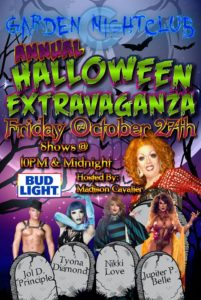 Show Ad | Garden Nightclub (Des Moines, Iowa) | 10/27/2107
