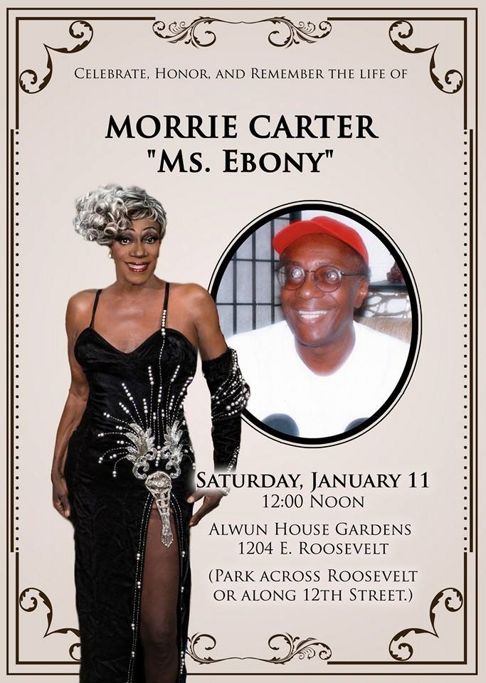 Show Ad | Memorial for Miss Ebony aka Maurice Carter | 1/11/2014