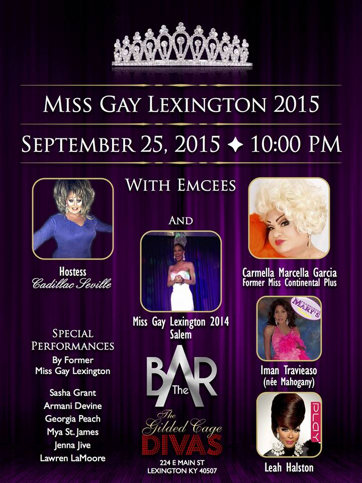 Show Ad | Miss Gay Lexington | Bar Complex (Lexington, Kentucky) | 9/25/2015