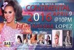 Show Ad | Mr. and Miss Iowa Continental | Belle's Basix (Cedar Rapids, Iowa) | 4/9/2016