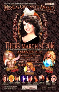 Show Ad | Miss Gay Cincinnati America | Cabaret (Cincinnati, Ohio) | 3/24/2016