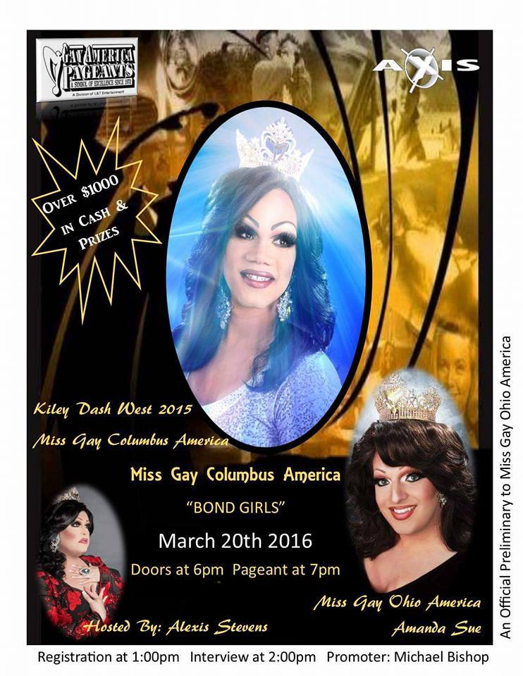 Show Ad | Miss Gay Columbus America | Axis Night Club (Columbus, Ohio) | 3/20/2016