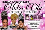 Show Ad | Miss Motor City Continental Plus & Elite | Club Inferno (Inkster, Michigan) | 1/10/2016