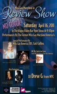 Show Ad | Miss Gay Maryland America | Club Hippo (Baltimore, Maryland) | 4/16/2011