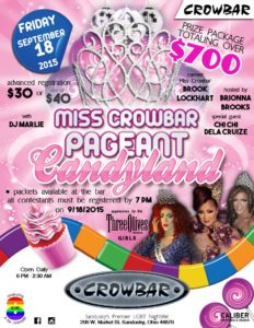 Show Ad | Miss Crowbar | Crowbar (Sandusky, Ohio) | 9/18/2015