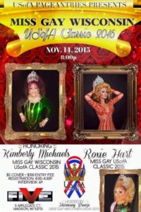 Show Ad | Miss Gay Wisconsin USofA Classic | Five Nightclub (Madison, Wisconsin) | 11/14/2015