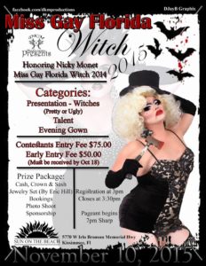 Show Ad | Miss Gay Florida Witch | Sun on the Beach (Kissimmee, Florida) | 11/10/2015