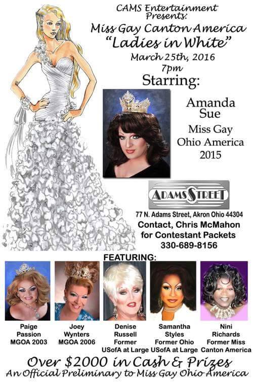 Show Ad | Miss Gay Canton America | Adams Street (Akron, Ohio) | 3/25/2016
