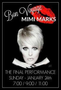 Show Ad | Mimi Marks Farewell Show at Baton | The Baton Show Lounge (Chicago, Illinois) | 1/24/2016