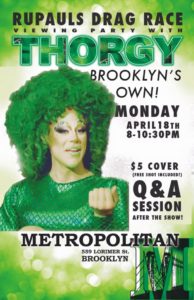 Show Ad | Metropolitan (Brooklyn, New York) | 4/18/2016