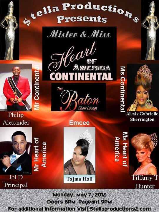 Show Ad | Mr. and Miss Heart of America Continental | Baton Show Lounge (Chicago, Illinois) | 5/7/2012