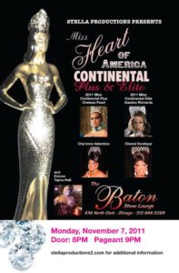 Show Ad | Miss Heart of America Continental | The Baton Show Lounge (Chicago, Illinois) | 11/7/2011