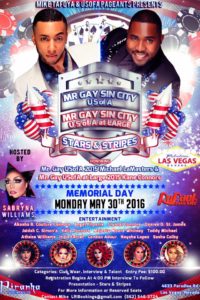 Show Ad | Mr. Gay Sin City USofA and at Large | Piranha Nightclub (Las Vegas, Nevada) | 5/30/2016