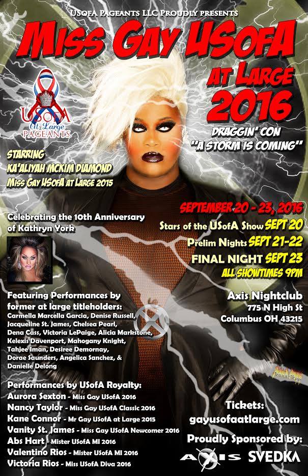Show Ad | Miss Gay USofA at Large | Axis Night Club (Columbus, Ohio) | 9/20-9/23/2016