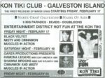 Show Ad | Kon Tiki Club (Galveston Island, Texas) | 2/17-2/24/1995