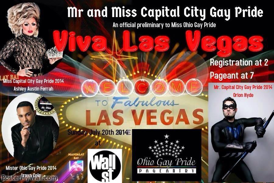 Show Ad | Mr. and Miss Capital City Gay Pride | Wall Street Nightclub (Columbus, Ohio) | 7/20/2014