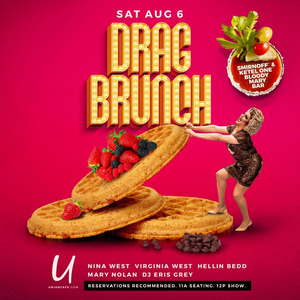 Show Ad | Drag Brunch | Union Cafe (Columbus, Ohio) | 8/6/2016
