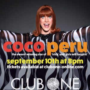 Show Ad | Coco Peru | Club One (Savannah, Georgia) | 9/10/2016