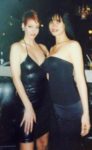 Monica Munro and Nayah Waters at the Baton in Chicago, Illinois. Circa 2000.