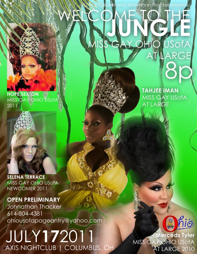 Show Ad | Miss Gay Ohio USofA at Large | Axis Night Club (Columbus, Ohio) | 7/17/2011