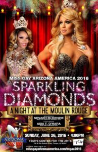 Show Ad | Miss Gay Arizona America | Tempe Center for the Arts (Tempe, Arizona) | 6/26/2016