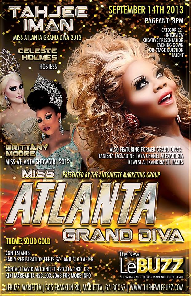 Show Ad | Miss Atlanta Grand Diva | The New LeBuzz (Marietta, Georgia) | 9/14/2013