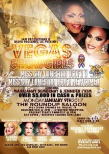 Show Ad | Miss Gay Lonestar USofA and USofA Newcomer | The Roundup Saloon (Dallas, Texas) | 1/9/2017