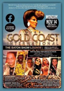 Show Ad | Miss Gold Coast International | The Baton Show Lounge (Chicago, Illinois) | 11/14/2016