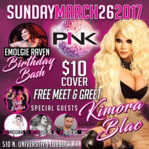 Show Ad | Club Pink (Lubbock, Texas) | 3/26/2017