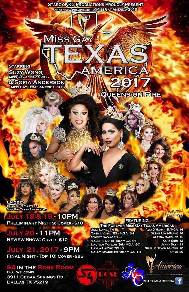 Show Ad | Miss Gay Texas America | S4 in the Rose Room (Dallas, Texas) | 6/18-6/21/2017