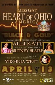Show Ad | Miss Gay Heart of Ohio America | Axis Night Club (Columbus, Ohio) | 4/13/2017