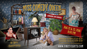 Show Ad | National Miss Comedy Queen | Parliament House (Orlando, Florida) | 8/22 - 8/23/2016