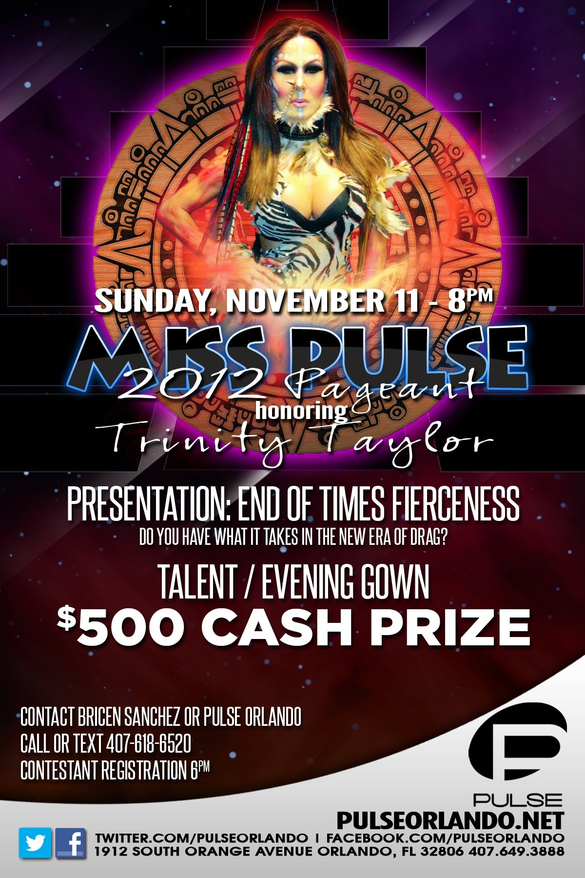 Show Ad | Miss Pulse | Pulse Nightclub (Orlando, Florida) | 11/11/2012