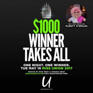 Show Ad | Miss Union | Union Cafe (Columbus, Ohio) | 5/16/2017