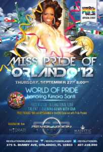 Show Ad | Miss Pride of Orlando | Revolution (Orlando, Florida) | 9/27/2012