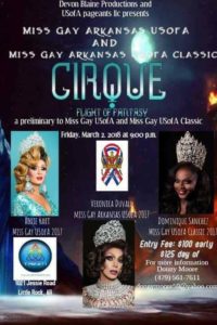 Show Ad | Miss Gay Arkansas USofA and Miss Gay Arkansas USofA Classic | Triniti Night Club (Little Rock, Arkansas) | 3/2/2018