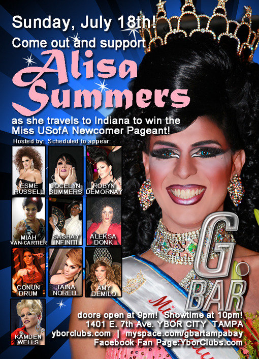 Show Ad | G Bar (Ybor City, Florida) | 7/18/2010