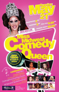Show Ad | Miss Midwest Comedy Queen | Masque Night Club (Dayton, Ohio) | 5/21/2017