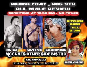 Show Ad | McCunes Other Side Bistro (Toledo, Ohio) | 8/9/2017